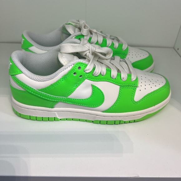 Nike Neon Green and White Athletic Shoes - Picture 3 of 8